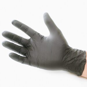 Manusi nitril negre, marimea L (100 buc)