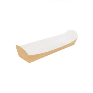 Tavita Carton Natur Clătite/Bagheta/Hot Dog 247x60mm (100buc)