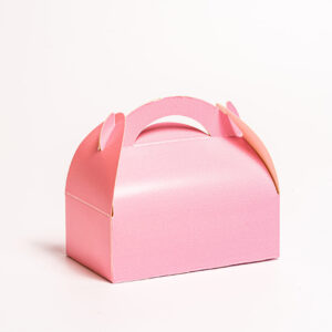 Cutii Carton Prajituri,Tort,Marturii Roz 17x10cm (50buc)