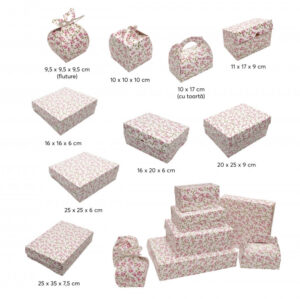 Cutii Tip  Flori" 10x10x10cm(100buc)"
