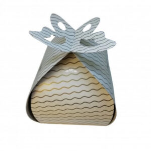 Cutii Prajituri Fluture ''Cu Dungi" 9.5X9.5X8cm(100buc)"
