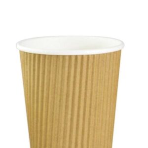 Pahar Carton Rippled Natur D62 4oz (1000 buc)