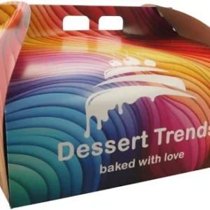 Cutii Tort/Prajituri CM WAVES 350X250X160mm(25buc)